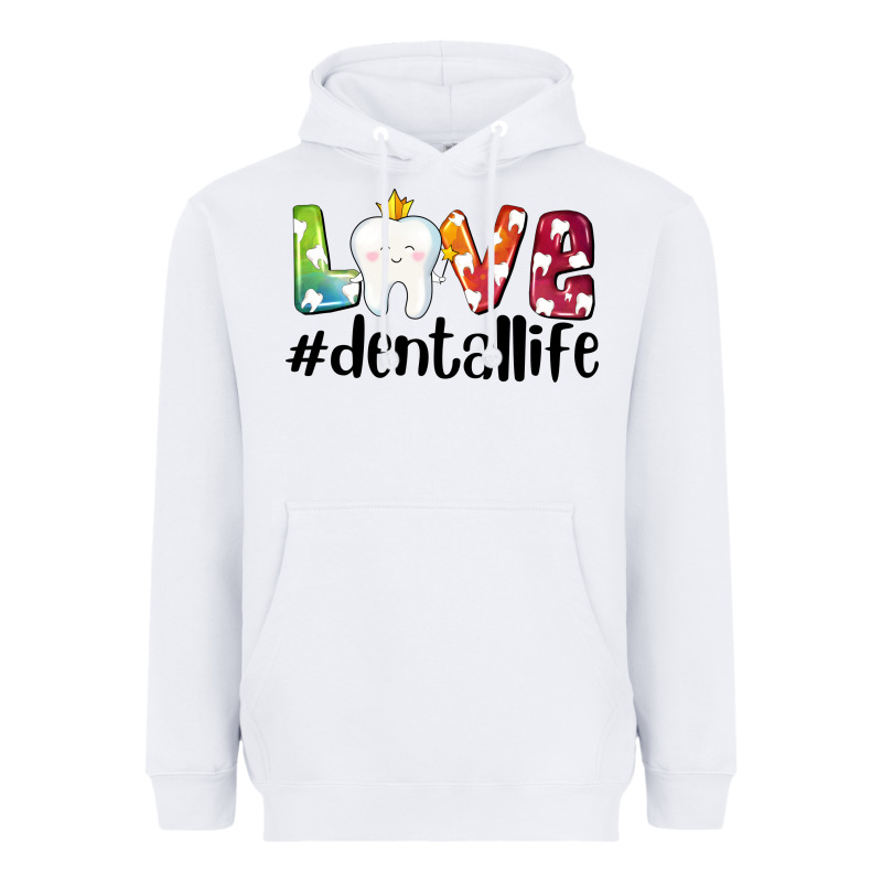 Love Dentallife Heavyweight Hoodie by AdoDesignShop | Teevron