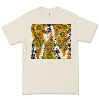 Sunflowers With Patterns Premium Tee | Teevron