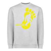 Heather Grey bigfoot Heavyweight Sweatshirt - artisFamous