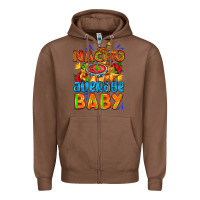 Chestnut nacho average baby with nacho 2 Zipper Hoodie - AdoDesignShop
