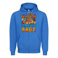 True Royal nacho average baby with nacho 2 Zipper Hoodie - AdoDesignShop