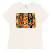 Bone fall brushstroke Ladies Tee - CowGirlArtShop