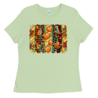 Matcha fall brushstroke Ladies Tee - CowGirlArtShop