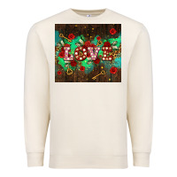 Sandshell love  and leopard with keys Premium Sweatshirt - AdoDesignShop