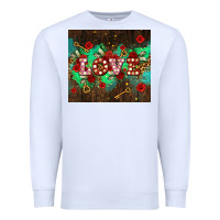 White love  and leopard with keys Premium Sweatshirt - AdoDesignShop