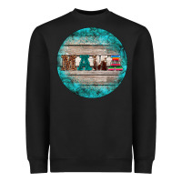 Black western turquoises mama ornament Heavyweight Sweatshirt - BarkalooDesign