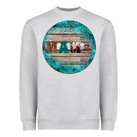 Western Turquoises Mama Ornament Heavyweight Sweatshirt | Teevron