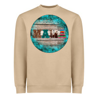 Mushroom western turquoises mama ornament Heavyweight Sweatshirt - BarkalooDesign