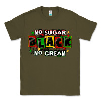 Army Green no sugar no cream black Classic Tee - CowGirlArtShop