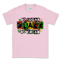 Bubblegum Pink no sugar no cream black Classic Tee - CowGirlArtShop