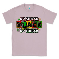 Lilac no sugar no cream black Classic Tee - CowGirlArtShop