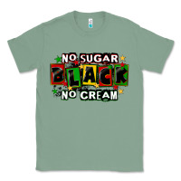 No Sugar No Cream Black Classic Tee | Teevron