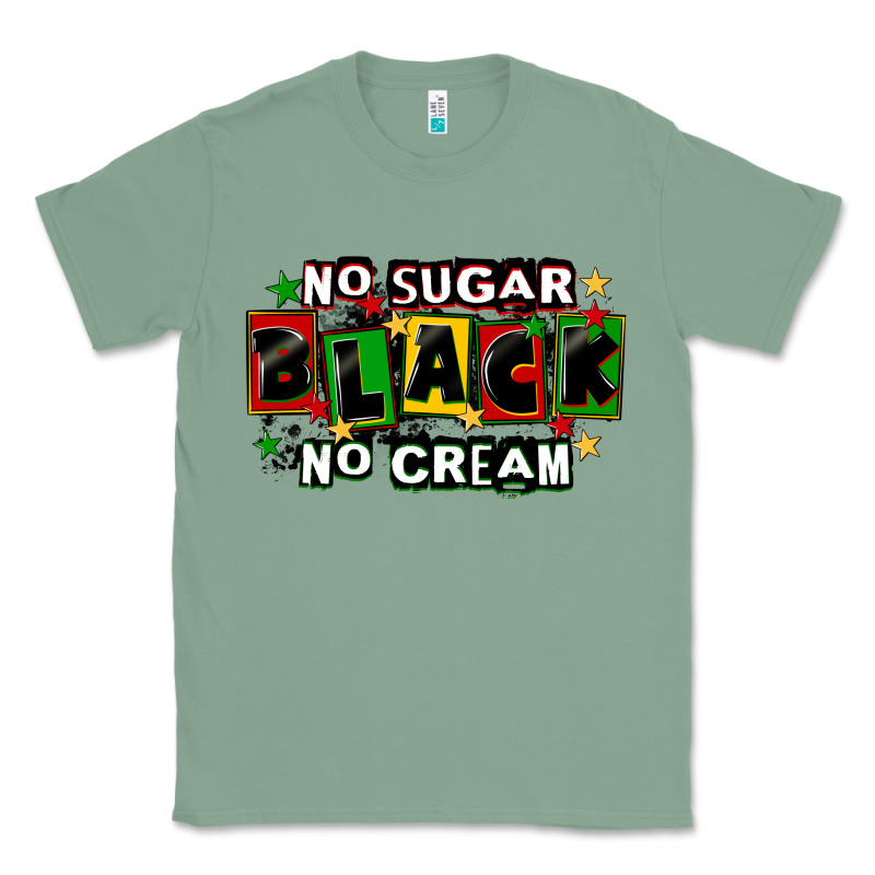 No Sugar No Cream Black Classic Tee by CowGirlArtShop | Teevron