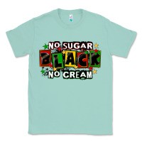 Seafoam no sugar no cream black Classic Tee - CowGirlArtShop