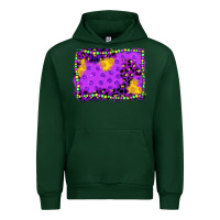Forest Green mardi gras background Urban Hoodie - JahusDesignShop