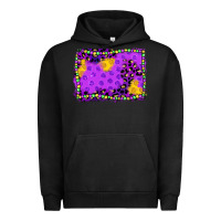 Pigment Black mardi gras background Urban Hoodie - JahusDesignShop