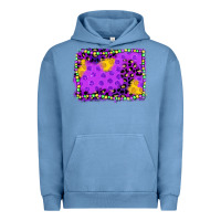 Pigment Pebble Blue mardi gras background Urban Hoodie - JahusDesignShop