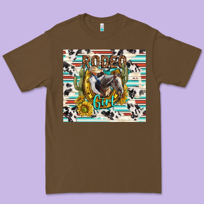 Rodeo Girl Premium Tee Designed By Tumblerdesignbyshophia