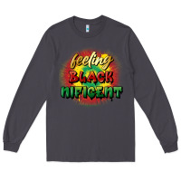 Smoke feeling blacknificent Long Sleeve Tee - FaDigitalArtStudio