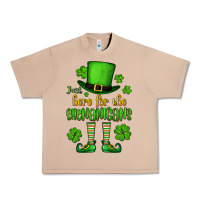 Burro Just here for the shenanigans St. Patrick's Urban Heavy Tee - OliviaCreatesArt