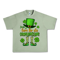 Just Here For The Shenanigans St. Patrick's Urban Heavy Tee | Teevron