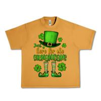 Peanut Butter Just here for the shenanigans St. Patrick's Urban Heavy Tee - OliviaCreatesArt