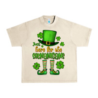 Sandshell Just here for the shenanigans St. Patrick's Urban Heavy Tee - OliviaCreatesArt