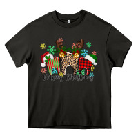 Asphalt Merry Christmas tooth Heavy Core Tee - texasbilliewilder