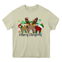 Mossy Merry Christmas tooth Heavy Core Tee - texasbilliewilder