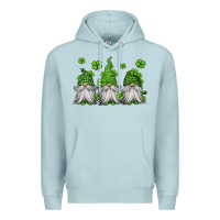 Blue Mist st patricks gnomes Premium Hoodie - Jasminsmagicworld