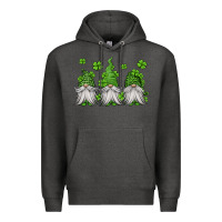 Charcoal Heather st patricks gnomes Premium Hoodie - Jasminsmagicworld