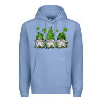 Colony Blue st patricks gnomes Premium Hoodie - Jasminsmagicworld