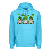 Ocean Blue st patricks gnomes Premium Hoodie - Jasminsmagicworld