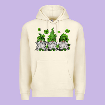 St Patricks Gnomes Premium Hoodie Designed By Jasminsmagicworld