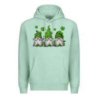 Seafoam st patricks gnomes Premium Hoodie - Jasminsmagicworld