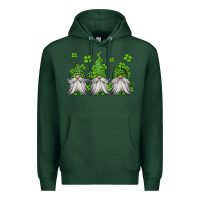 Sports Green st patricks gnomes Premium Hoodie - Jasminsmagicworld