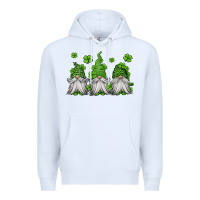 White st patricks gnomes Premium Hoodie - Jasminsmagicworld