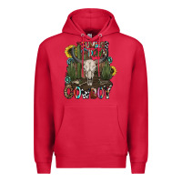 Cardinal summer down cowboy Premium Hoodie - CowhideDigitalArt