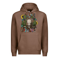 Chestnut summer down cowboy Premium Hoodie - CowhideDigitalArt