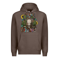 Coffee summer down cowboy Premium Hoodie - CowhideDigitalArt