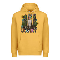 Mustard summer down cowboy Premium Hoodie - CowhideDigitalArt