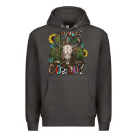 Smoke summer down cowboy Premium Hoodie - CowhideDigitalArt