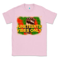 Bubblegum Pink juneteenth vibes only Classic Tee - CowGirlArtShop