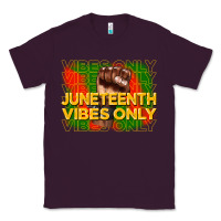 Plum juneteenth vibes only Classic Tee - CowGirlArtShop