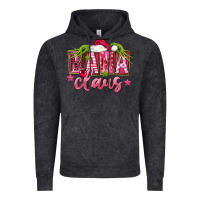 Vintage Black Pink Christmas Mama Claus Vintage Hoodie - FaDigitalArtStudio