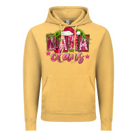 Vintage Mustard Pink Christmas Mama Claus Vintage Hoodie - FaDigitalArtStudio
