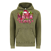 Vintage Olive Pink Christmas Mama Claus Vintage Hoodie - FaDigitalArtStudio