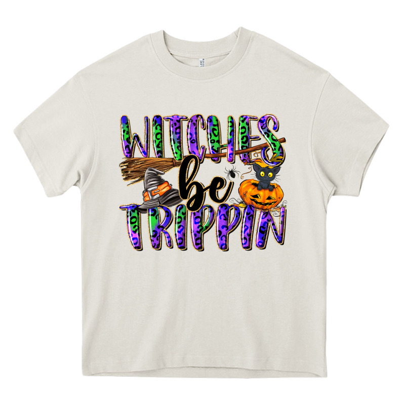 Witches Be Trippin Heavy Core Tee by NancyCooperArtShop | Teevron
