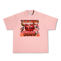 Salmon Valentine's Day wild thing you make my heart sing Urban Heavy Tee - FaDigitalArtStudio