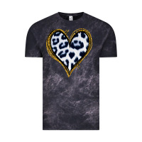 Cloud Black Dalmatians Heart Gold Glitter Vintage Tee - Jasminsmagicworld